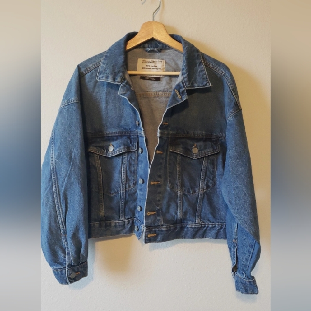 American Eagle oversized 90's bomber jacket